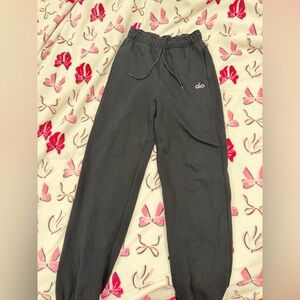 ALO Accolade Black Jogger Sweat Pants